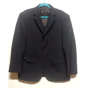LUCCI ColleZione Men’s Suit Jacket 42S blue 3 button single breasted ITALY EUC